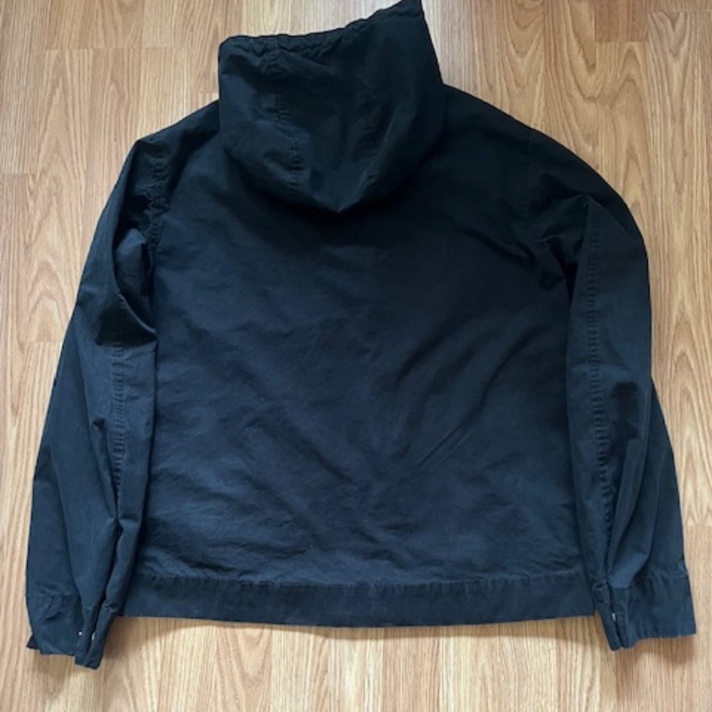 John Varvatos USA hoodie jacket Mens Size Medium Navy cotton blend - Picture 2 of 9